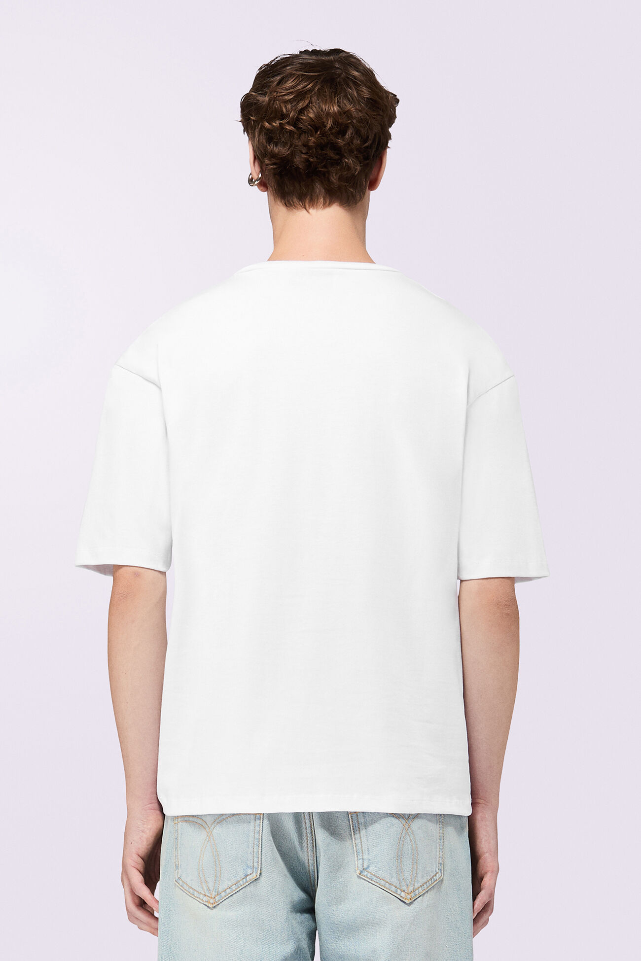 Ultra Team Glitter Star Logo Relaxed T-Shirt White